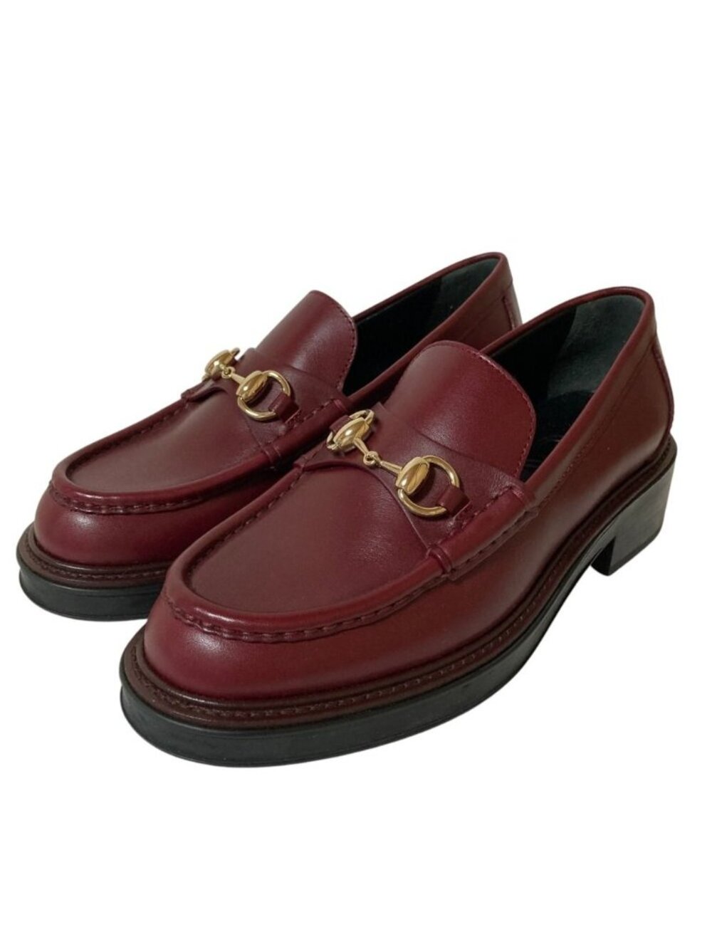 Gucci Leather Horsebit Loafers Red Spring Summer Fall Winter
